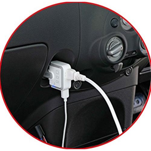 コンセントとusb端子が同時に使用可能 いっしょに使えるカーインバーター シガーソケット シガーライター 車 電源 カーチャージャー メール便 送料無料 スマイルキューブ 通販 Yahoo ショッピング