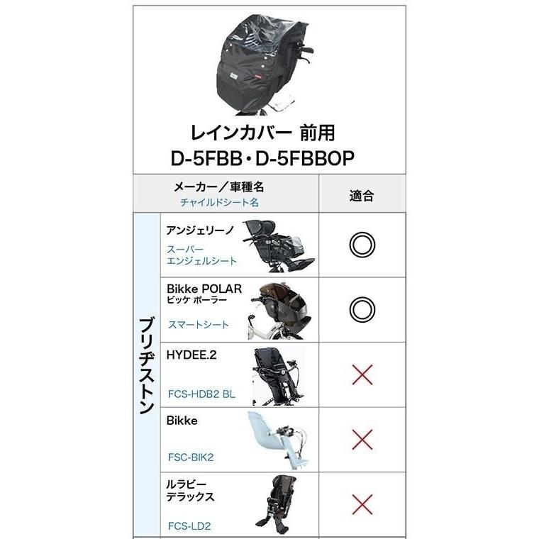 D-5FBB専用オプションレインカバー D-5FBBOP マルト 子供のせ フロントチャイルドシート 前子供乗せ自転車用 メール便 送料無料｜smilecube｜05