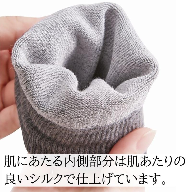 CERVIN（セルヴァン） レッグウォーマー 薄手 暖かい 保温 遠赤シルク
