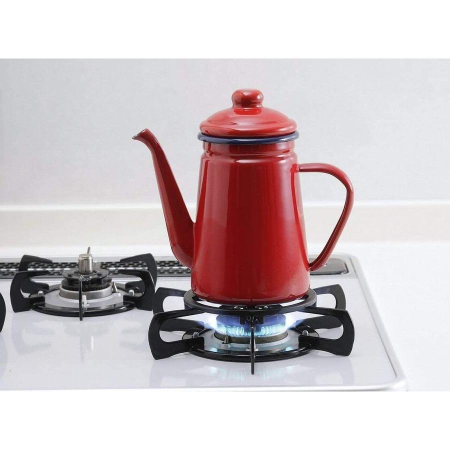 グラっとしにくい五徳 ミニ五徳 小さい ガスコンロ用 小さなお鍋のガタ