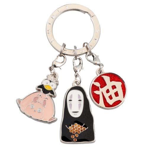 【廃盤】【希少】カオナシ キーホルダー チャーム ストラップ ジブリ 千と千尋の神隠し ストラップ / キーホルダー 根付鈴（カオナシ