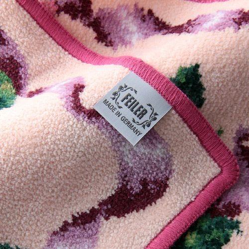 feiler（フェイラー） 正規品 ハンカチタオル 25cm×25cm ローズ