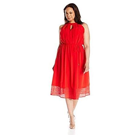 Donna Ricco DRESS レディース US サイズ: 22 Plus カラー: レッド