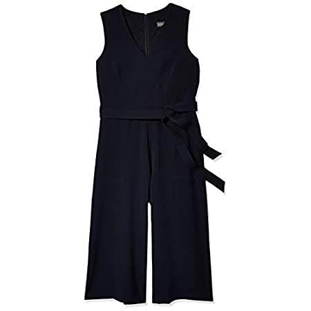新作グッ Donna Ricco Navy, Jumpsuit, Solid Waist Tie Neck V Slvless Piece 1 Women's その他ドレス、ブライダル 新作グッ Donna Ricco Navy, Jumpsuit, Solid Waist Tie Neck V Slvless Piece 1 Women's その他ドレス、ブライダル