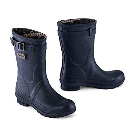 Pendleton Women’s Heritage Embossed Solid Short Slip-Resistant Rain Boot wi