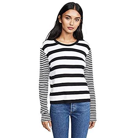 Splendid レディース 長袖クロップTシャツ US サイズ: Medium カラー: ホワイト