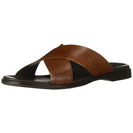 Cole Haan Men's GOLDWYN 2.0 CRISSCROSS SANDAL,BRITISH TAN SMOOTH,10