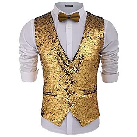 COOFANDY APPAREL メンズ US サイズ: X-Large カラー: ゴールド