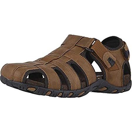 Nunn Bush Men's Rio Bravo Fisherman Closed Toe Outdoor Sandal, Tan, 11