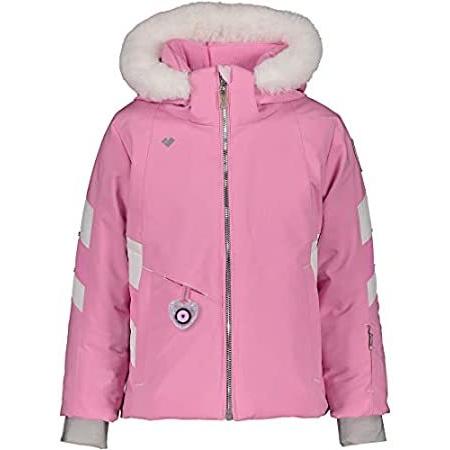 Obermeyer Girls Katelyn Jacket with Faux, Pinkies Up,