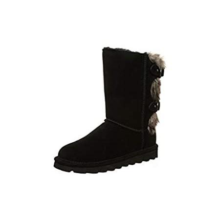 BEARPAW Women's Eloise Black Boot Size