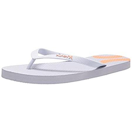 プレゼント対象商品 Hurley Women´s Flip Flops Cute Casual Summer Thongs Comfort Slip-on Sandal