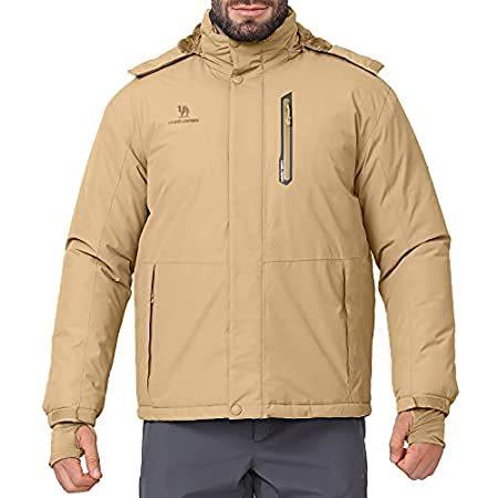 直売激安 CAMEL CROWN Men´s Mountain Snow Waterproof Ski Jacket Detachable Hood  Windp