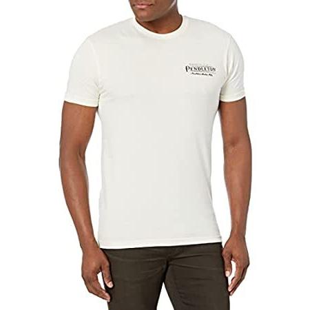 店舗限定特典あり Pendleton Men´s Classic Fit Graphic T-Shirt， Natural/Black， Large
