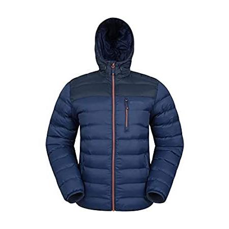 Mountain Warehouse Link Mens Padded Jacket - Warm Winter Jacket Blue XX-Sma