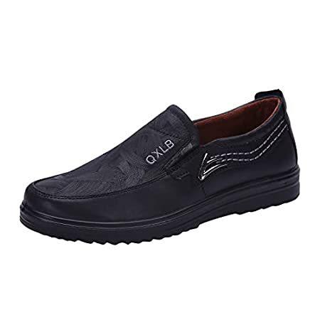 RUNMTE New Platform Daily Outdoor Non-Slip Walking Shoes Work Boots for Men