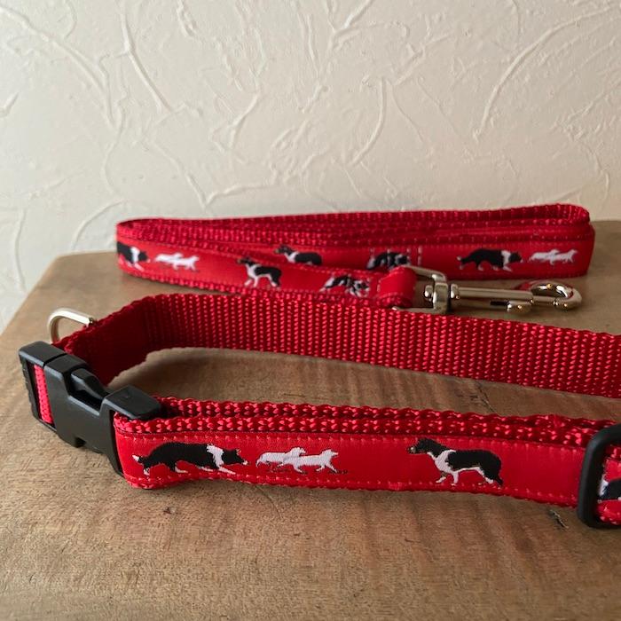 ボーダーコリー 首輪＆リードのセット アメリカ製 : スマイルドッグ