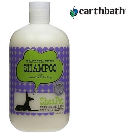 緑茶と昆布入りシアバターシャンプー　480ｍｌ---EARTHBATH Shea Butter Shampoo with Green Tea & Sea Kelp｜smiledog1779