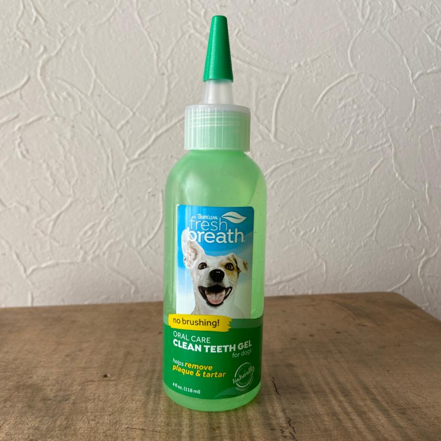 フレッシュブレスオーラルケアジェル tropiclean fresh breath oral care clean teeth gel