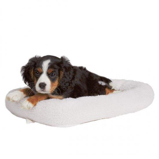 シェルパクレートマット　XLサイズ１２２ｘ７６ｘ9ｃｍ アイボリー　超大型犬までOK アメリカ直輸入　バンパースタイル　落ち着く　よく眠れる_3