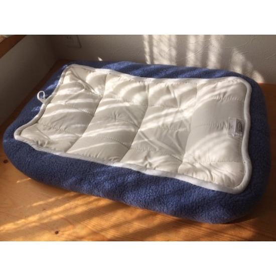 シェルパクレートマット　XLサイズ１２２ｘ７６ｘ9ｃｍ アイボリー　超大型犬までOK アメリカ直輸入　バンパースタイル　落ち着く　よく眠れる_7