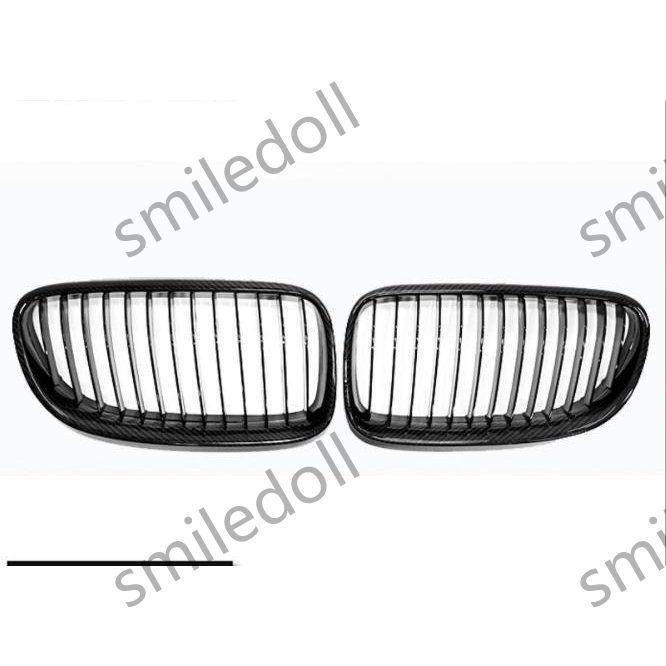 BMW 3シリーズ 前期 E92 E93 M3 2007-2014 リアルカーボン グロス黒 グリル フロント パーツ 外装