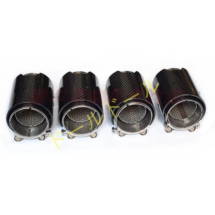 選べる2色 4Pセット BMW M2 M3 M4 F87 F80 F82 F83 マフラーカッター 
