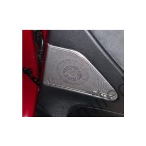 販売用 テスラ model3 リア ドア スピーカー カバー カーオーディオ ガーニッシュ トリム シルバー 装飾 TESLA 2P