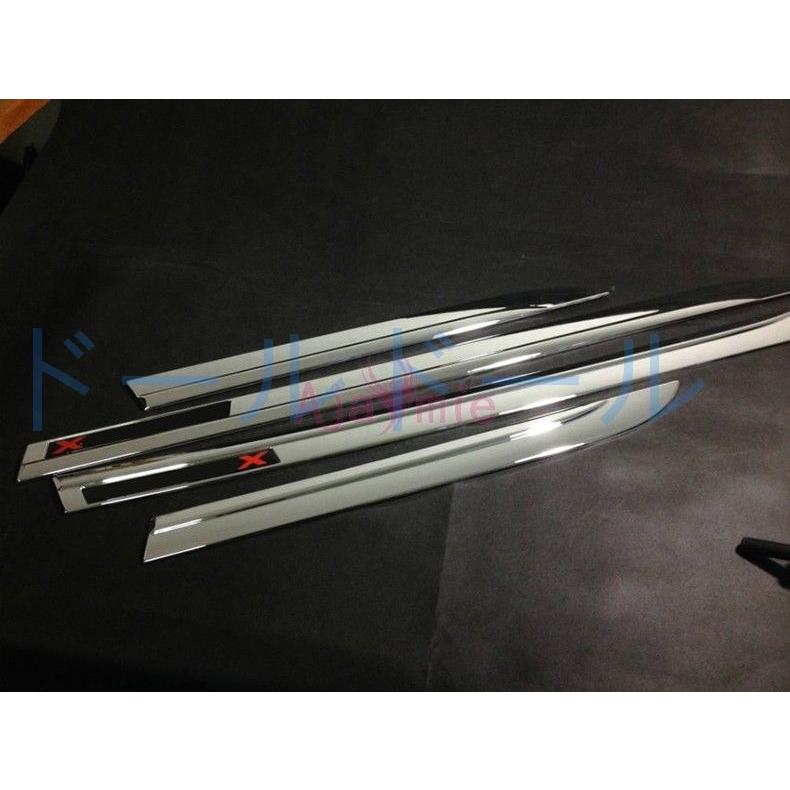 日産 エクストレイル 20142018 ボディサイドドアガーニッシュ トリムキット バンパーガード カー用品 カスタムパーツ
