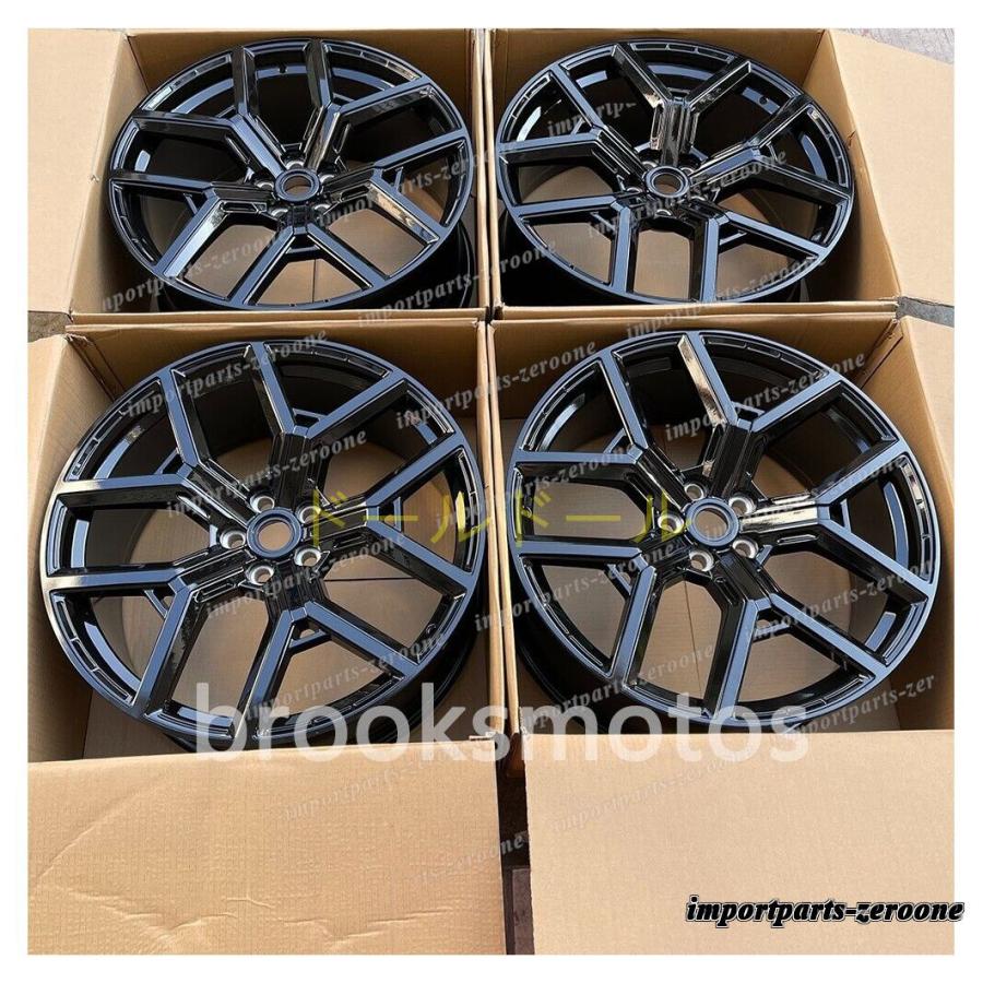 ディフェンダー／純正新品22インチ／4本ホイール＆タイヤ／キャップ