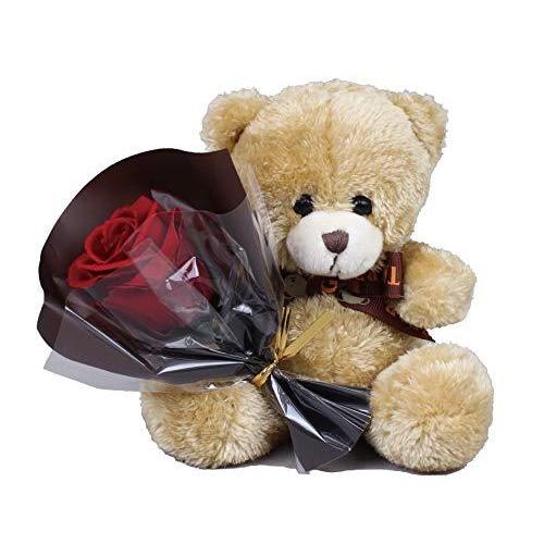 全商品オープニング価格特別価格 プリザーブドフラワー くま テディベア 花束 ぬいぐるみ 枯れないアレンジメント 薔薇 花 フラワー ギフト 母 最新コレックション Www Aqtsolutions Com