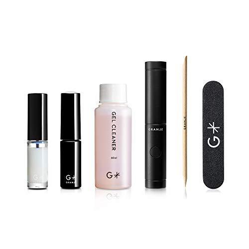 お気にいる Granje グランジェ Peel Off Gel Polish Set ジェルネイルキット 剥がせるベースコート セルフ 初心者 削らない 完全硬 新しいコレクション Studiostodulky Cz
