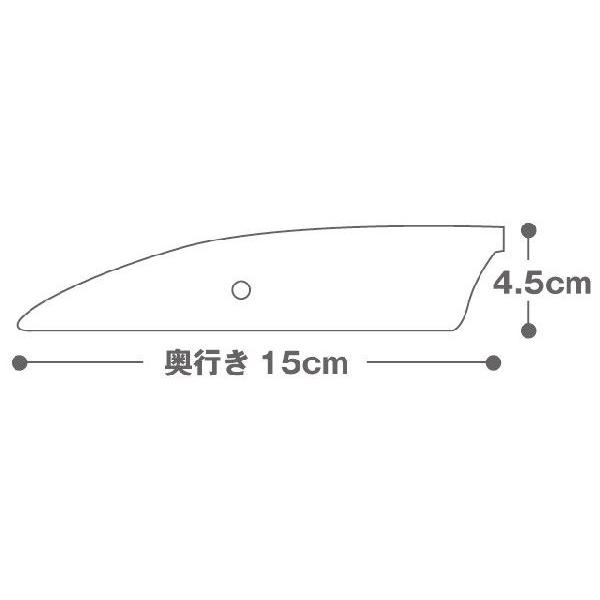 送料無料 ゴム製カーステップ ロードアップG 6005 段差 5cm用 段差カーステップ幅600×奥行150×高さ45 ゴム製段差スロープ リッチェル(段差5cm用)｜smilegarden-ex｜03