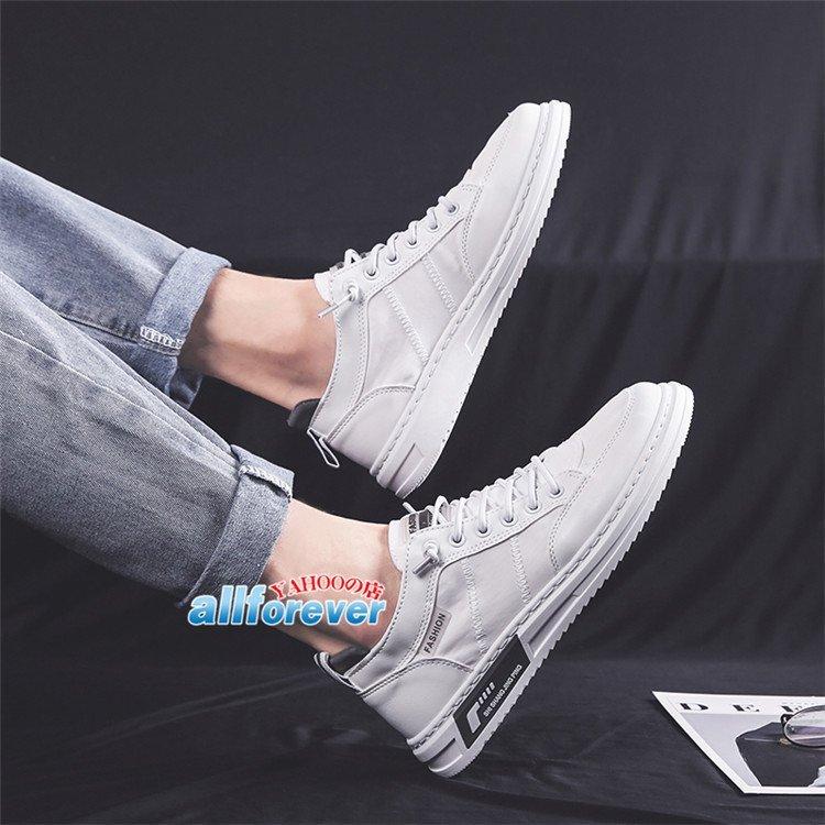 スニーカー メンズ 靴 白スニーカー ローカット 革靴 フラットシューズ メンズ靴 スポーツ 当店一番人気