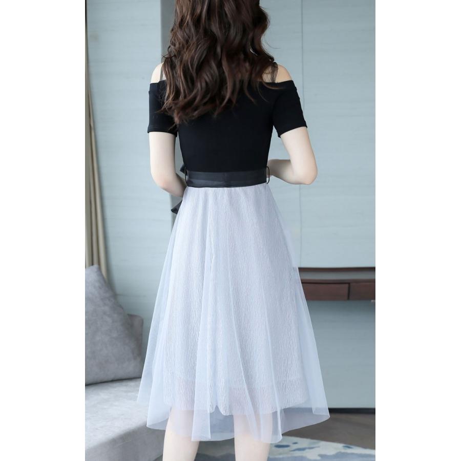 ワンピース レディース パーティードレス 大きいサイズ 安い 可愛い 通販 袖あり フレアスカート ポイント消化 Pre Ceres Store 通販 Yahoo ショッピング