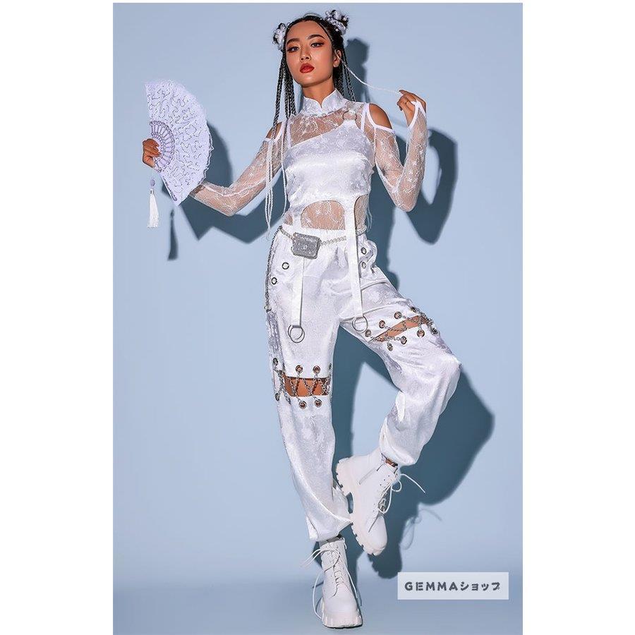 世界的に Jazz スカート ミニ丈 レディース パンツ へそ出し トップス レース 大人ダンス衣装 セクシー ホワイト K Pop ヒップホップ イベント 舞台衣装 演出 団体服 その他のコスプレ衣装 内容 選択してください 76セット Www We Job Com