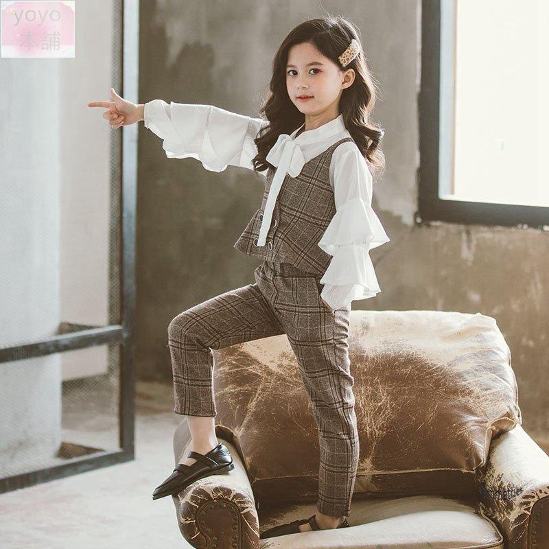 スーツ キッズ 女の子 フォーマル 子供服 スーツセット ベスト+パンツ+シャツ 韓国子供服 上下セット 受験用 入学式 卒業式 発表会 七五三 演出 110-160cm :yo220368409617:Ceres Store - 通販 - Yahoo!ショッピング スーツ キッズ 女の子 フォーマル 子供服 スーツセット ベスト+パンツ+シャツ 韓国子供服 上下セット 受験用 入学式 卒業式 発表会 七五三 演出 110-160cm :yo220368409617:Ceres Store - 通販 - Yahoo!ショッピング