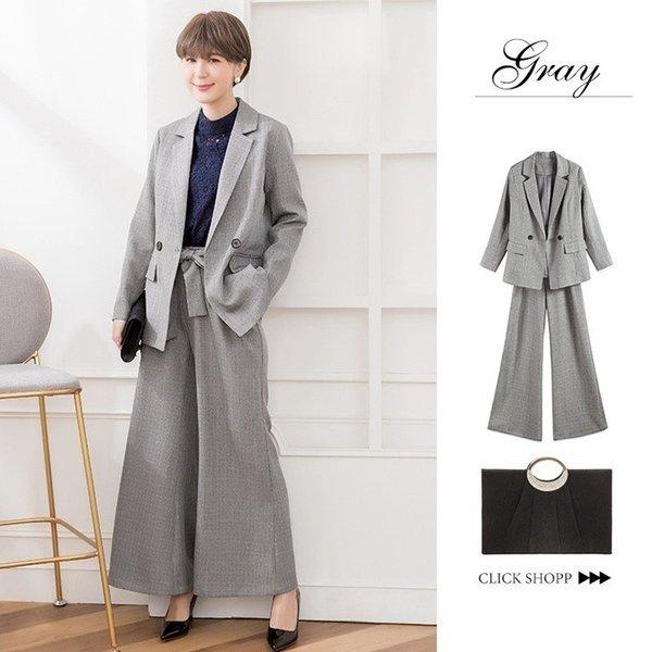 初売り 食事会 同窓会 パーティー 卒業式 入学式 ワイドパンツ スーツ セットアップ セレモニー フォーマル レディース 七五三 40代 30代 パンツスーツ サイズ 2l Binghamtonhots Com