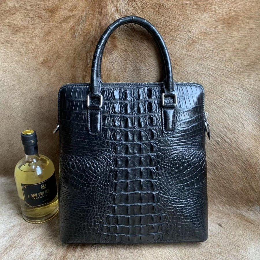 超安い品質 最高級本革保証 ダチョウ革 オーストリッチ リアルレザー クロコダイル 本革 鰐革 ワニ革 通勤バッグ ブリーフケース ビジネスバッグ メンズ 出張 就活 通勤 ビジネスリュック カラー ダチョウ革 Michiganestateplanning Com