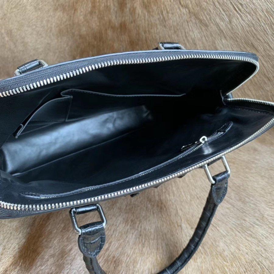 超安い品質 最高級本革保証 ダチョウ革 オーストリッチ リアルレザー クロコダイル 本革 鰐革 ワニ革 通勤バッグ ブリーフケース ビジネスバッグ メンズ 出張 就活 通勤 ビジネスリュック カラー ダチョウ革 Michiganestateplanning Com