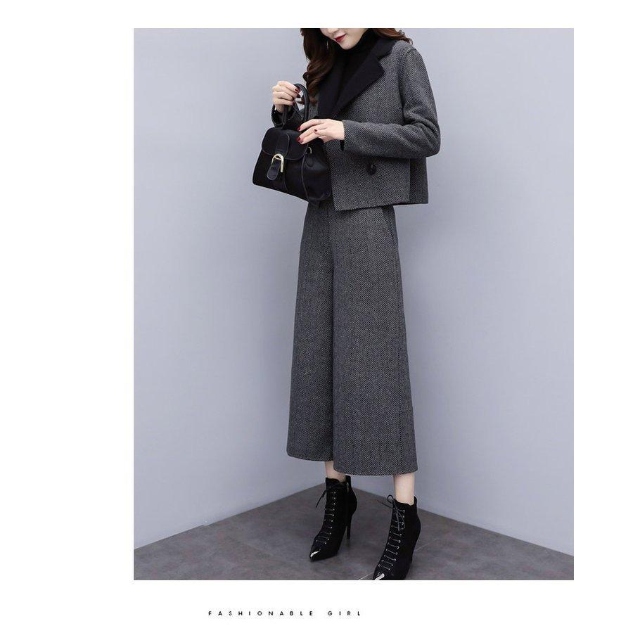 セットアップ レディース 40代 パンツスーツ 50代 卒業式 服 母 おしゃれ ママフォーマル 長袖 卒園式 入学式 ジャケット 通勤 Ol 母親 入学式 2点セット 品質満点