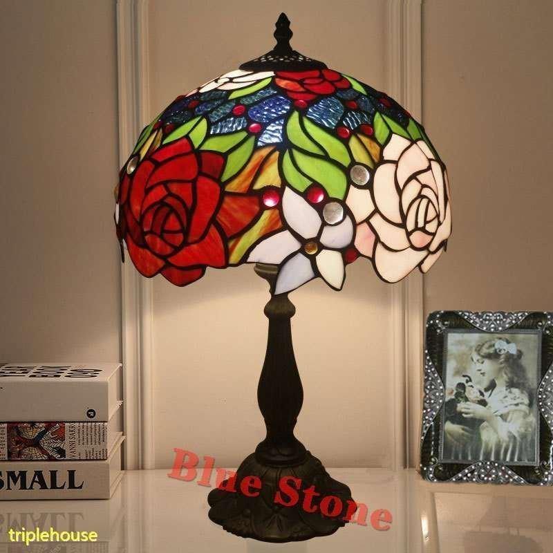 ステンドグラスランプ テーブルランプ 手作り ティファニーライト リビング レトロ 照明器具 卓上照明 可愛い ベッドライト 北欧 癒しグッズ 雰囲気ランプ 1灯 Pf19 Smilehuntersecond 通販 Yahoo ショッピング