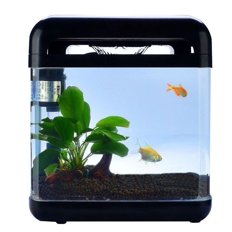 レイアウト ミニ家庭用 水族館 水槽 魚飼育 ガラス 金魚の水槽セット ライト 熱帯魚水槽セット ペット用品 生き物 デスクトップ Ledライト ガラス ペット用品 水槽 ライト Smilehuntersecond Pe