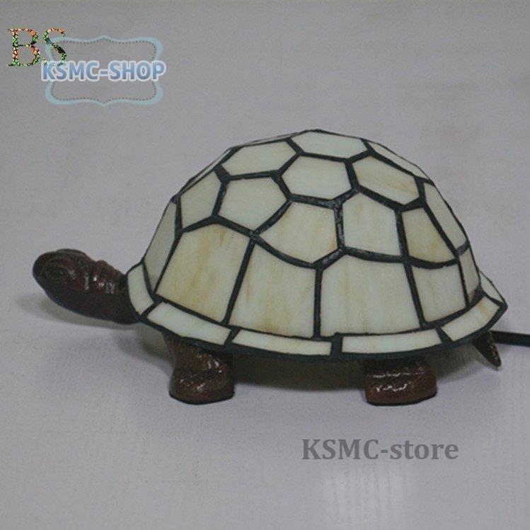 卓上ライト ステンドグラス テーブルランプ 亀デスクライト ガラス照明 Led ガラス照明 可愛い Led Pa 卓上ライト プレゼント 書斎 インテリアランプ おしゃれ 書斎 アンティーク 寝室 Pa Smilehuntersecond