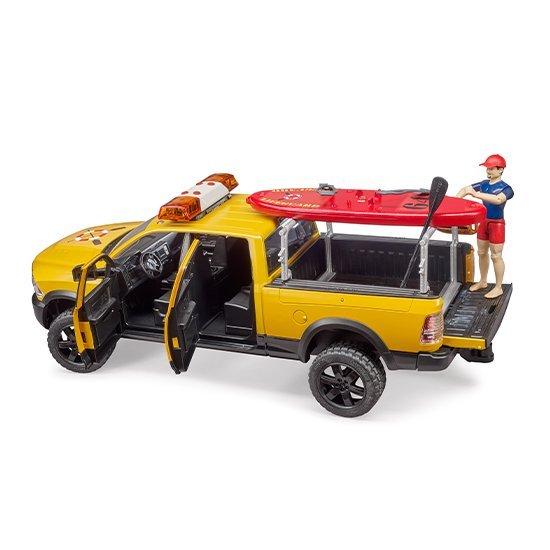 Ram パワーワゴンSUP【ポイントアップ+送料ラッピング無料】bruder ブルーダー 働く車 フィギュア付 はたらくくるま BR02506 人気 プレゼント 男の子 こどもの画像