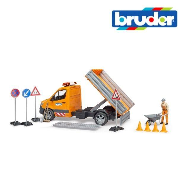MB 工事現場作業車セット【ポイントアップ+送料ラッピング無料】bruder