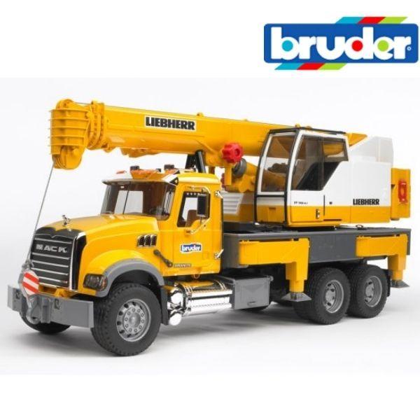 MACK LH クレーン【ポイントアップ+送料ラッピング無料】 bruder ブルーダー はたらくくるま 工事現場 働く車 BR02818 人気 おすすめ プレゼント 男の子 こども