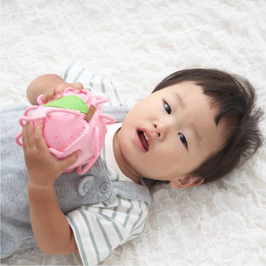 わっかボール ガラガラ ラトル 寝かしつけ 握る 投げる もも シャオール Shaool 0歳 1歳 2歳 3歳 定形外郵便対応 Shaool 012 おもちゃのお店 スマイルキッズ 通販 Yahoo ショッピング