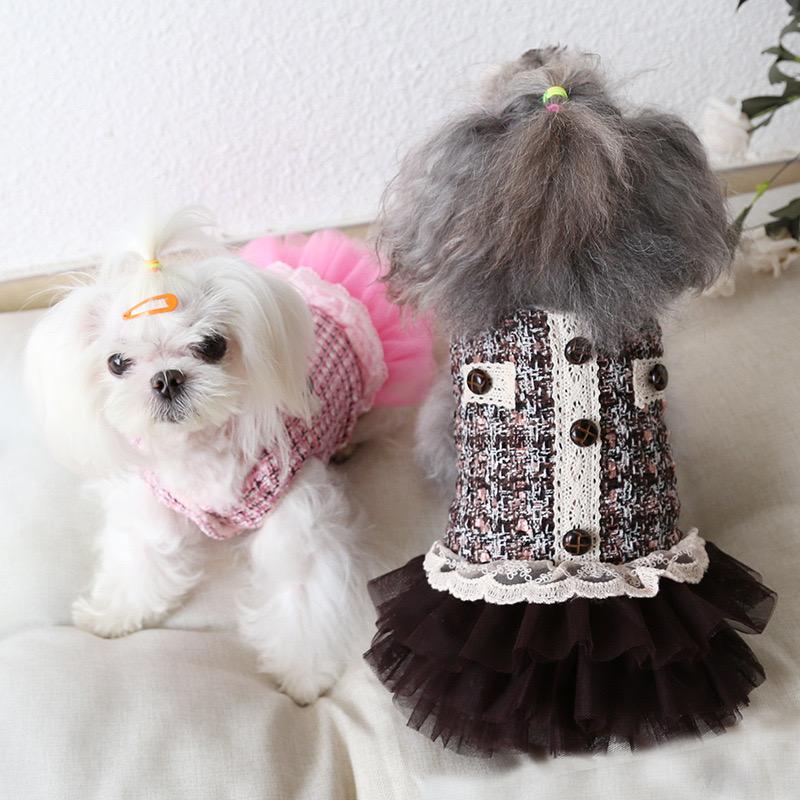セール 犬服 犬 服 小型犬 秋冬服 ワンピース ペット服 散歩 上着 ペット用品 犬用品 可愛い インスタ映え Aki1001 犬猫の服aiaiショップ 通販 Yahoo ショッピング