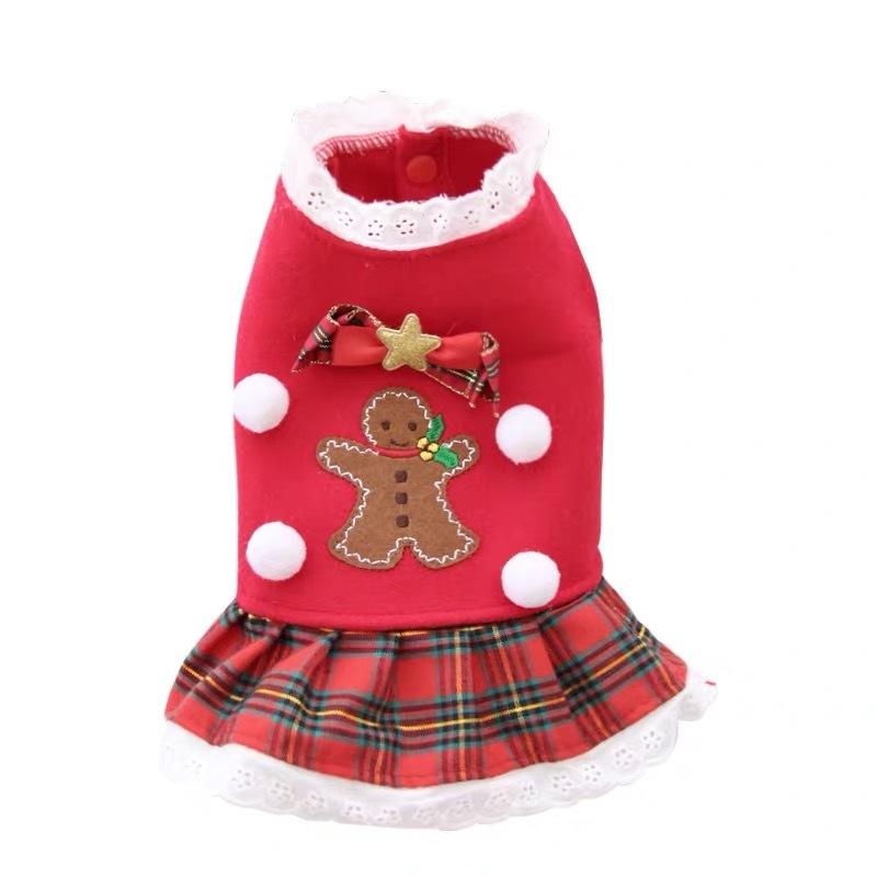 犬 服 犬服 小型犬 クリスマス ワンピース ペット服 ドッグウェア